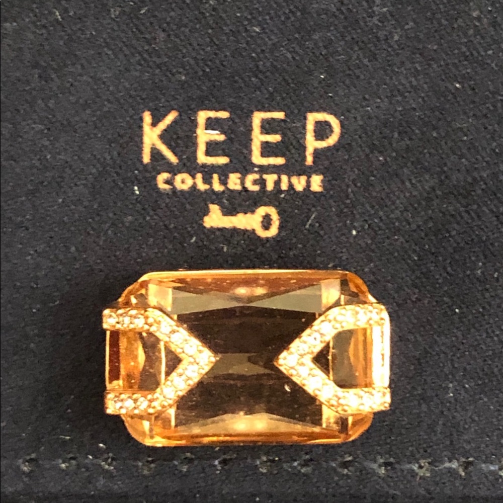 KEEP Collective Charm - Peach with Pavé